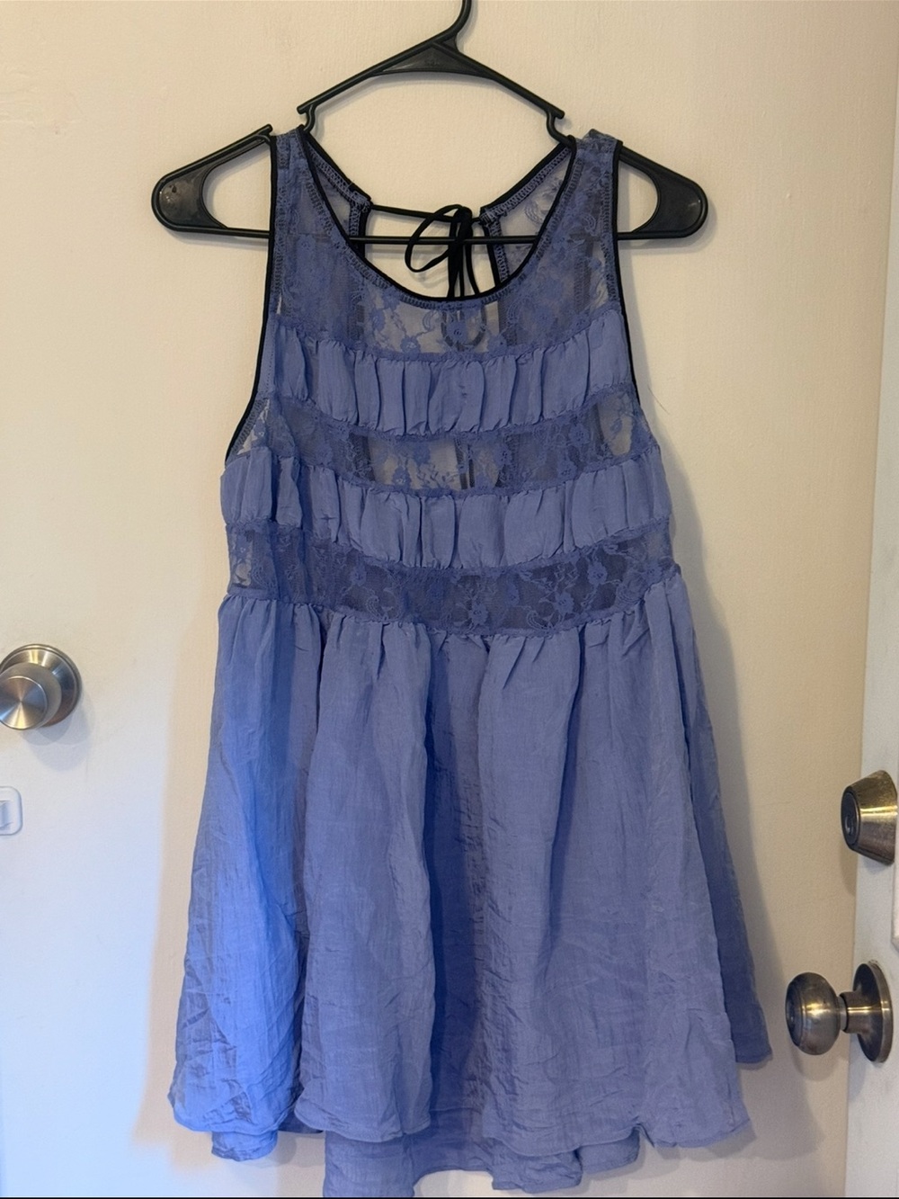 Free People Mini Lace Slip Dress